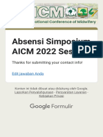Absensi Simposium AICM 2022 Sesi 4