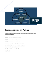 Conjuntos Python