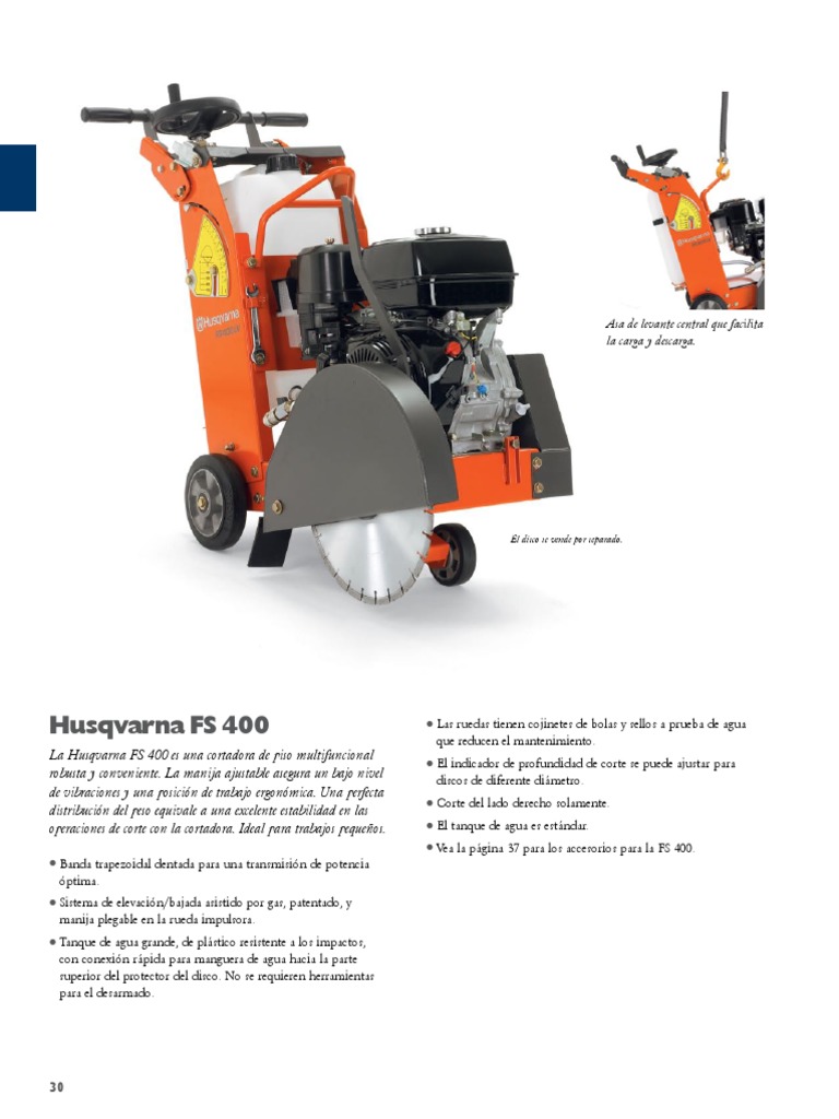 Husqvarna FS 400: Una cortadora de césped multifuncional ligera y ...