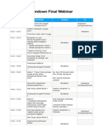 Update Rundown Webinar