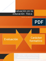 Evaluación formativa en educación física