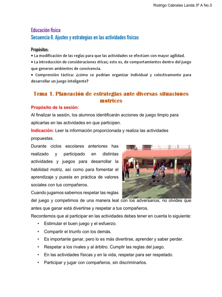 Educacion Fisica 28 02 22 Descargar Gratis Pdf Aprendizaje
