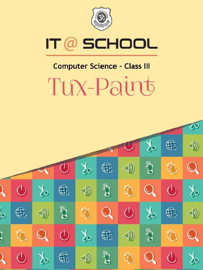 Class 3 Tux Paint PDF Input/Output Computer Keyboard