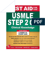 First Aid To The USMLE Step 2 CK Español