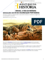Aventuras Na História Pré-História No Brasil - A Vida Do Indígena Brasileiro Antes Da Colonização Portuguesa