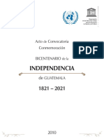 Cuaderno Bicentenario Guatemala