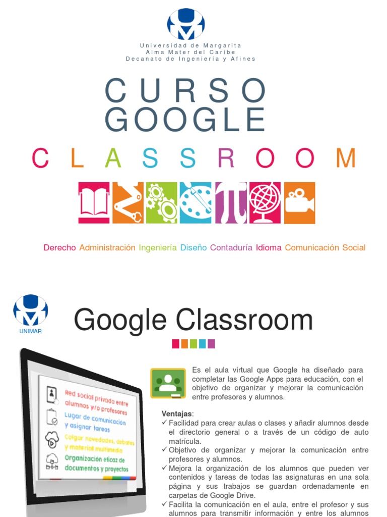 Guía Completa de Google Classroom UNIMAR | PDF | Informática | Software