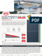 Nova fábrica BYD apresenta módulos fotovoltaicos MGK-36 de 425W a 455W