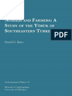 Daniel G. Bates - Nomads and Farmers - A Study of The Yo Ru K of Southeastern Turkey-University of Michigan Press (1973)