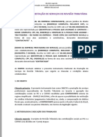 Modelo de Contrato de Prestação de Serviços de Revisão Tributária PIS COFINS SIMPLES NACIONAL