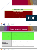 Ciclo Académico 2022 - Sesión 3 sobre COSO y componentes de control interno