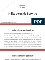 Indicadores de Servicio