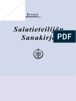 Ervast, Pekka - Salatieteilijän Sanakirja
