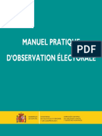Manuel Pratique D'observation Électorale