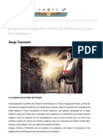 ¿Existe Una Relación Entre La Rosacruz y Los Templarios - Orden Rosacruz AMORC GLH