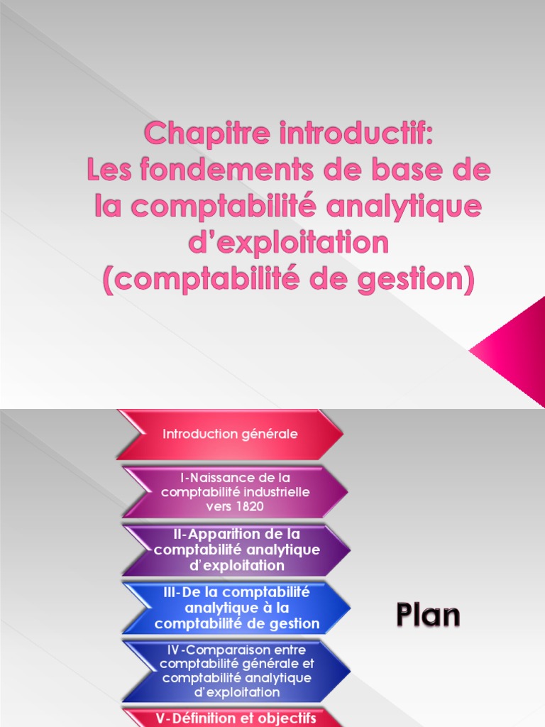 Fondements de la Comptabilité Analytique | PDF | Comptabilité | Coût