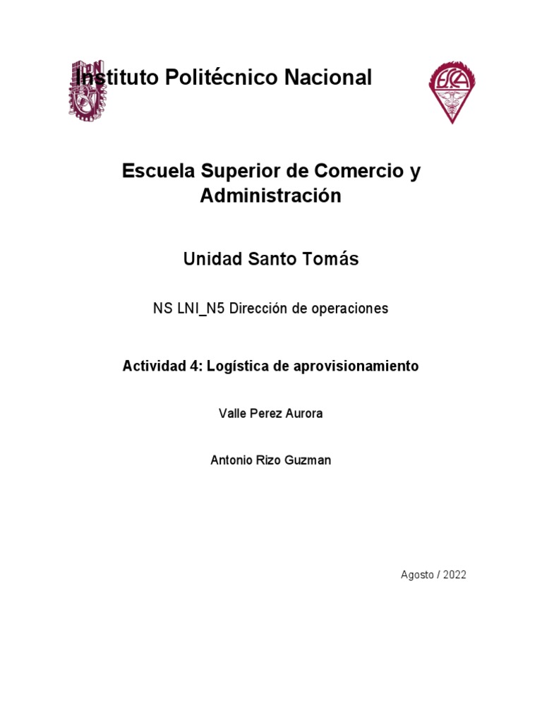 Estrategias en Logística de Aprovisionamiento | PDF | Logística | Obtención