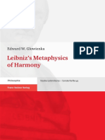 Edward W. Glowienka - Leibniz's Metaphysics of Harmony-Franz Steiner Verlag Wiesbaden GMBH (2016)