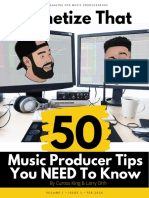 50 Tips All Music Producers Need To Know (Monetize That Magazine)