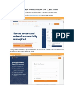Procedimiento para Crear Una Cuenta VPN