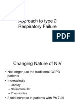 Managing Type 2 Respiratory Failure with Non-Invasive Ventilation