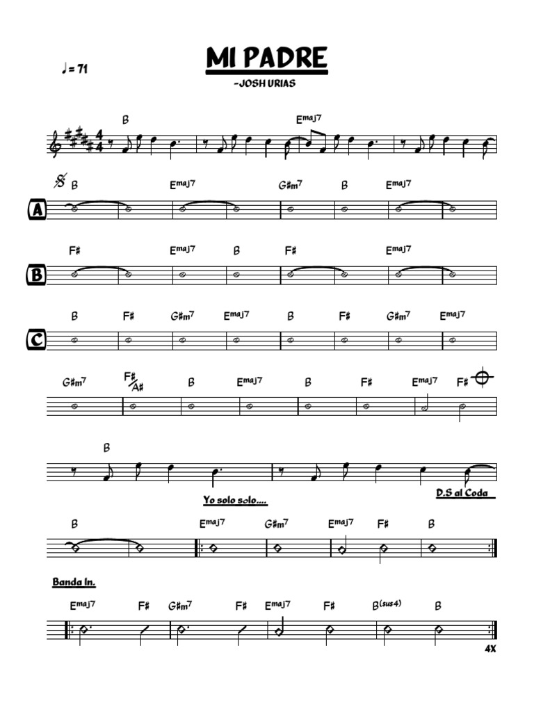 Mi Padre - Partitura Completa | PDF