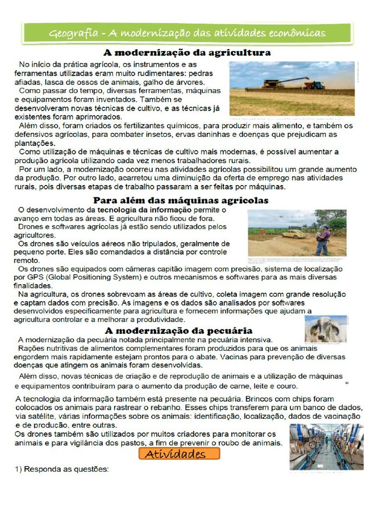A Modernização Da Agricultura | PDF