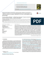 Characterization of Twenty Pomegranate Cultivars 2017