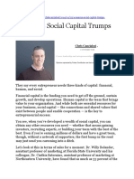 4 Reasons Social Capital Trumps All