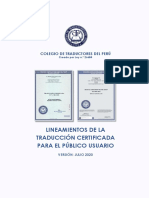 Lineamientos TCD