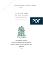 Prácticas Intraorgnizacionales para Fortalecer La Felicidad Laboral