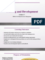 Training and Development Chapter 8