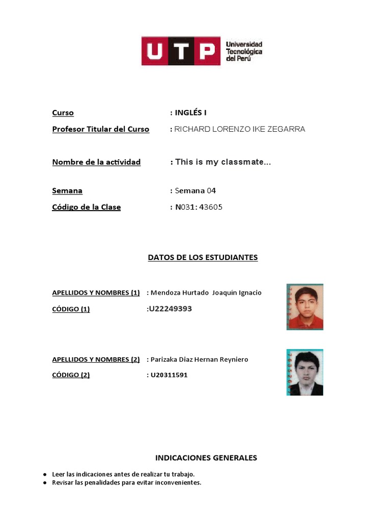 Introducing New Classmates | PDF