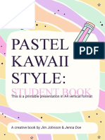 Pastel Kawaii Style - Student Book by Slidesgo