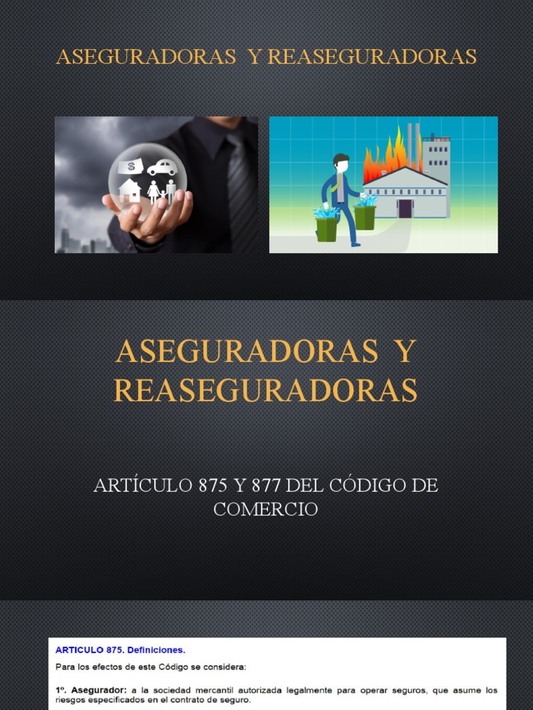 Diferencias entre Aseguradoras y Reaseguradoras | PDF | Reaseguro | Seguro
