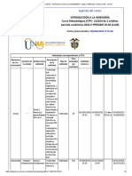 Agenda - 212014 - INTRODUCCIÓN A LA INGENIERÍA - 2022