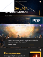 01 Berjaga Jaga Di Akhir Zaman