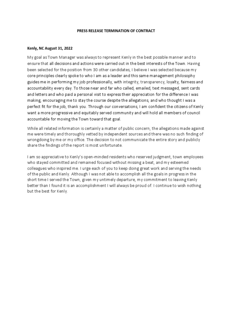 Kenly Town Manager Justine Jones PDF