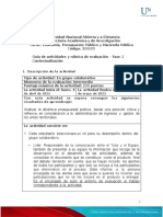 Guía de Actividades y Rúbrica de Evaluación - Fase 2 - Contextualización