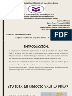 Exposición Sobre La Evaluación Económica de La Empresa.
