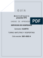 Guia SERVICIOS DE HOSPEDAJE 2022 - 1