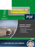 Ingenieria de Carreteras I: - Arequipa - 2022