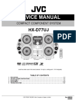 JVC HXD 77 UJ Service Manual