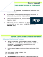 Nature and  Classification of Contracts 