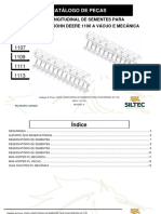 Catálogo de Peças para Plantadeiras JD 1100
