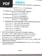 Relation and Function Class 12