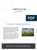CAPITULO III. Las Fuentes Historicas