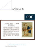 CAPITULO IV. Historia y Ciencia
