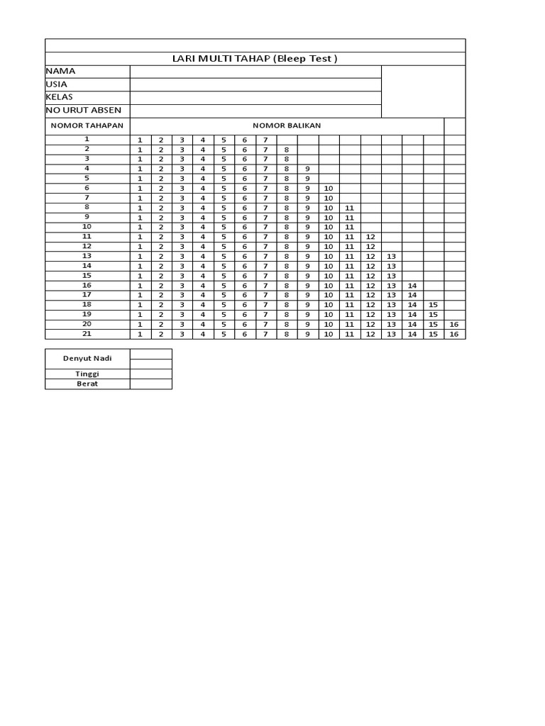 bleep-test-pdf