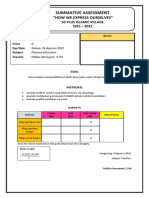 PE RUBRIC Example